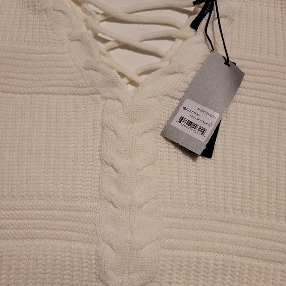 Numero Off White Knit Sweater - Picture 6 of 9